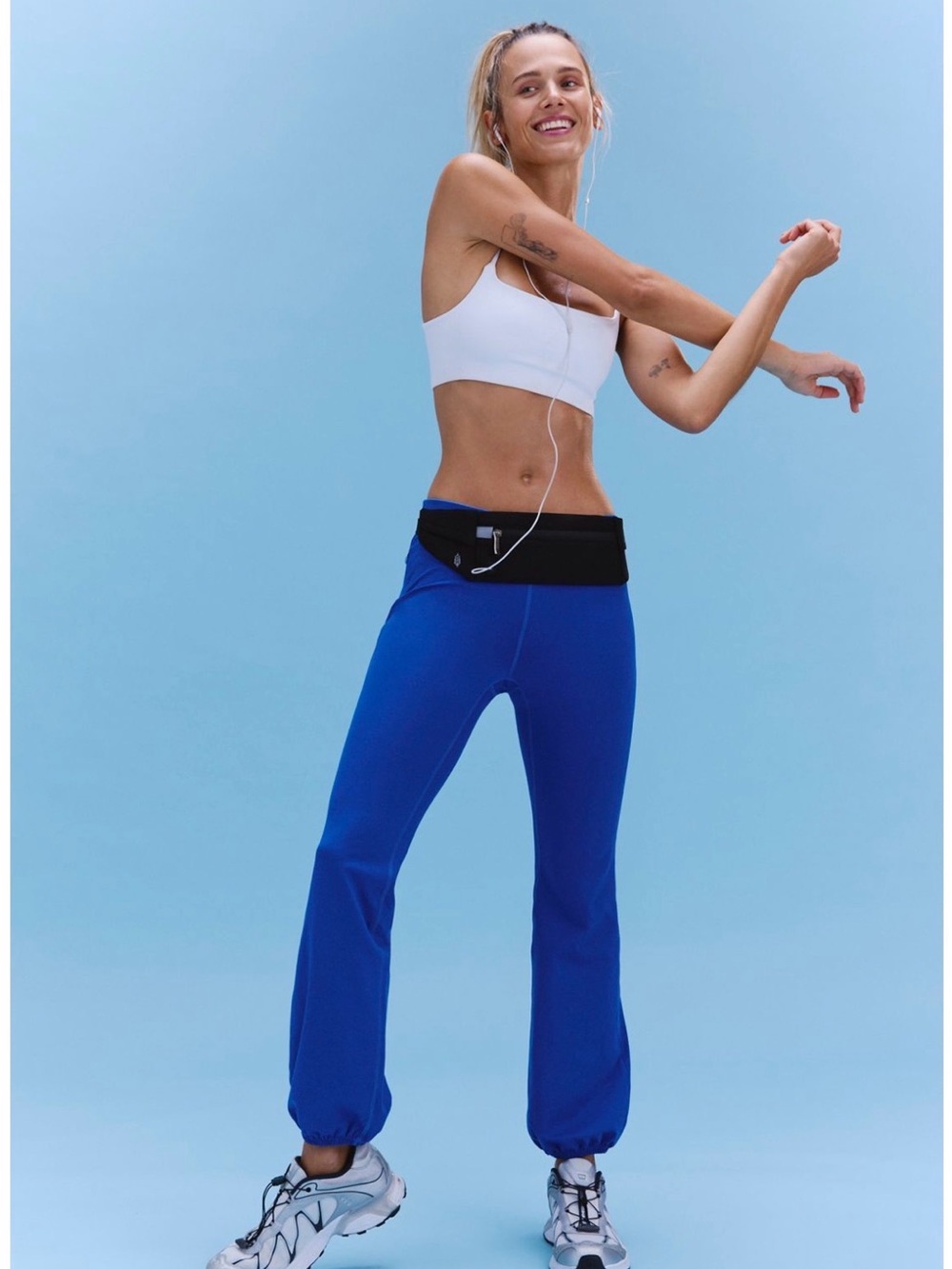 Free People Electric Blue Jogger Leggings